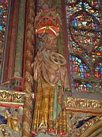Paris, Sainte Chapelle (haute), Statue (04)